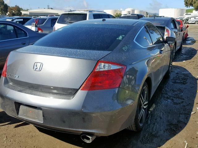 1HGCS12868A015884 - 2008 HONDA ACCORD EXL GRAY photo 4