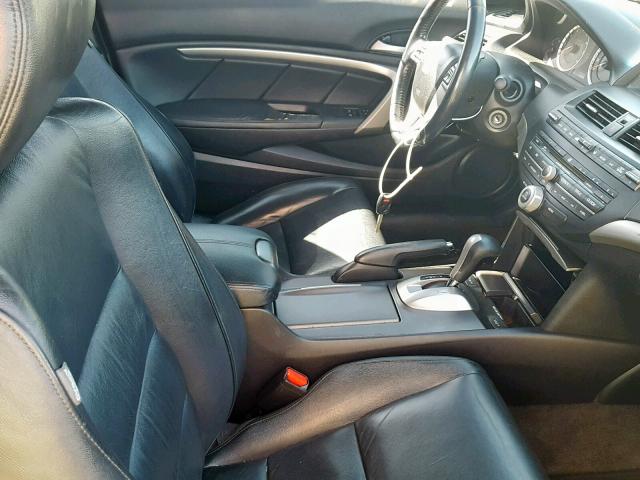 1HGCS12868A015884 - 2008 HONDA ACCORD EXL GRAY photo 5