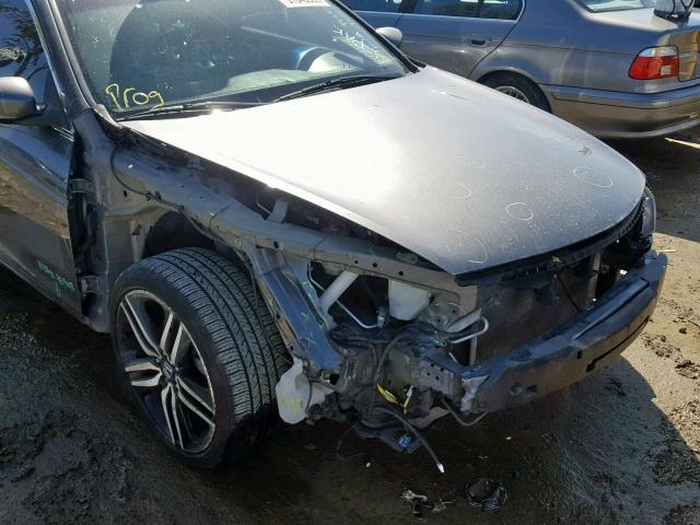 1HGCS12868A015884 - 2008 HONDA ACCORD EXL GRAY photo 9