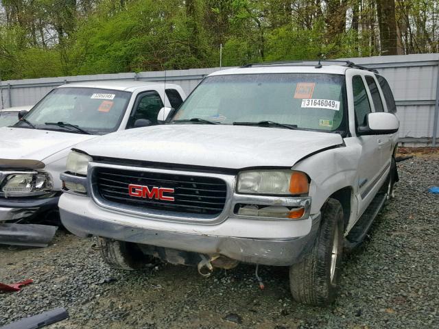 3GKFK16Z02G358864 - 2002 GMC YUKON XL K WHITE photo 2