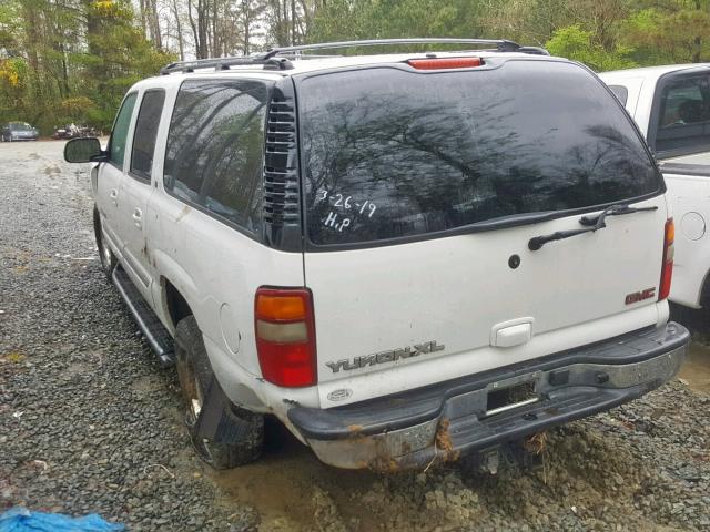 3GKFK16Z02G358864 - 2002 GMC YUKON XL K WHITE photo 3