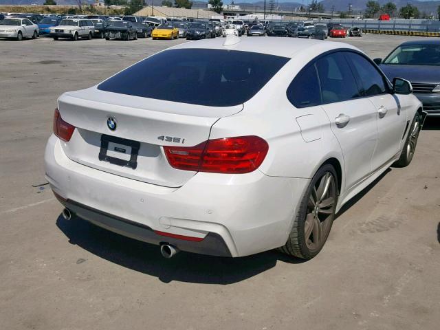 WBA4B1C51FD954943 - 2015 BMW 435 I WHITE photo 4