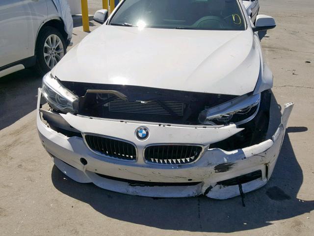 WBA4B1C51FD954943 - 2015 BMW 435 I WHITE photo 9