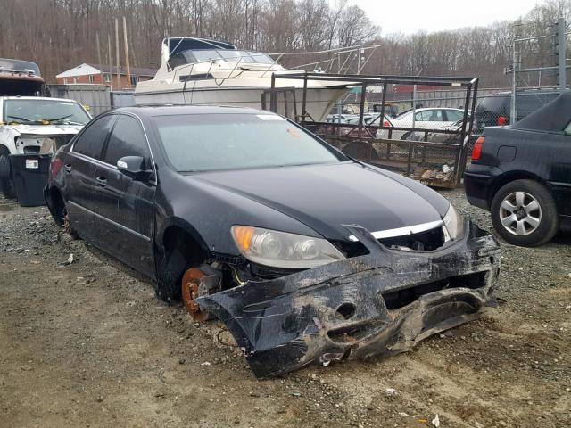 JH4KB16576C004516 - 2006 ACURA RL BLACK photo 1