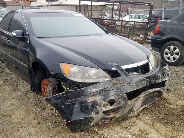 JH4KB16576C004516 - 2006 ACURA RL BLACK photo 9