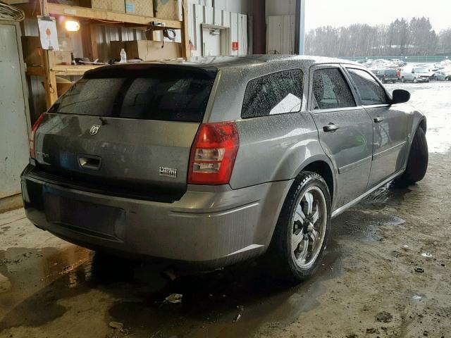 2D4FV48V15H556973 - 2005 DODGE MAGNUM SXT GRAY photo 4