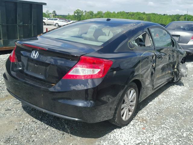 2HGFG3B10CH535814 - 2012 HONDA CIVIC EXL BLACK photo 4