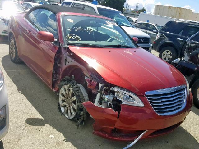 1C3BC2EG2BN530255 - 2011 CHRYSLER 200 TOURIN RED photo 1