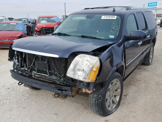 1GKFK66838J156693 - 2008 GMC YUKON XL D CHARCOAL photo 2