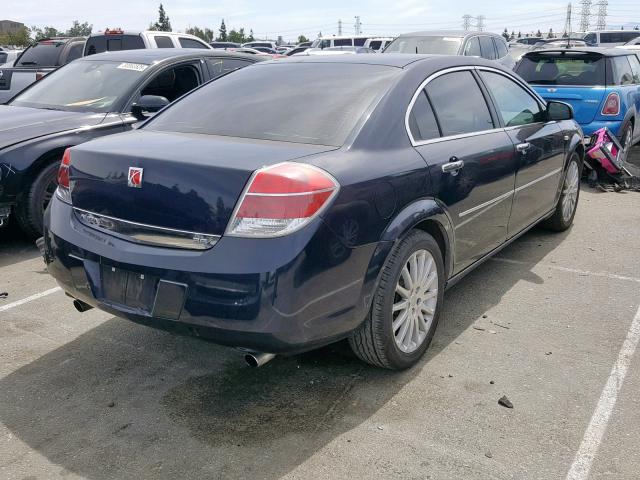 1G8ZV57787F141053 - 2007 SATURN AURA XR BLUE photo 4