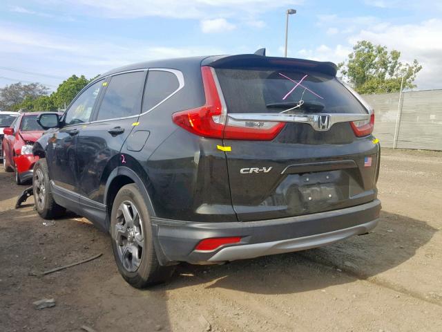 2HKRW1H8XHH512353 - 2017 HONDA CR-V EXL BLACK photo 3