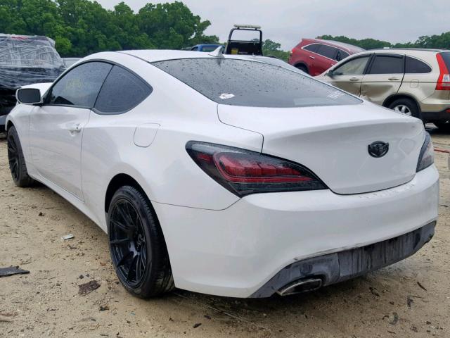 KMHHT6KD4DU088624 - 2013 HYUNDAI GENESIS CO WHITE photo 3