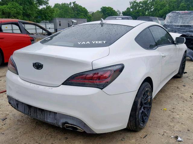 KMHHT6KD4DU088624 - 2013 HYUNDAI GENESIS CO WHITE photo 4