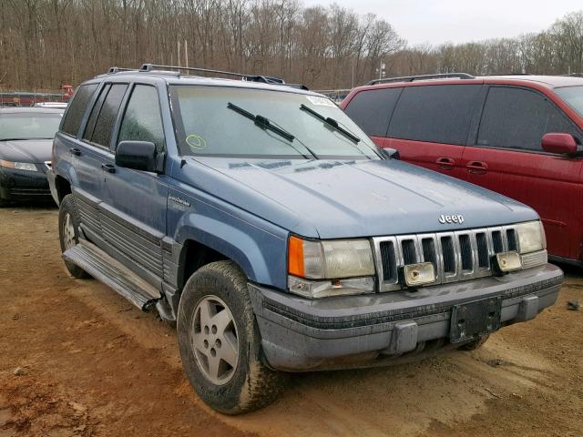 1J4GZ58S1SC568776 - 1995 JEEP GRAND CHER BLUE photo 1