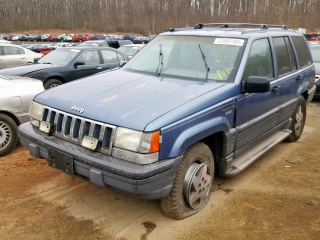 1J4GZ58S1SC568776 - 1995 JEEP GRAND CHER BLUE photo 9