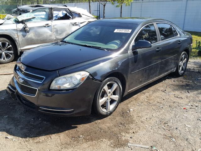1G1ZC5EU8BF272554 - 2011 CHEVROLET MALIBU 1LT 黑色 照片 2