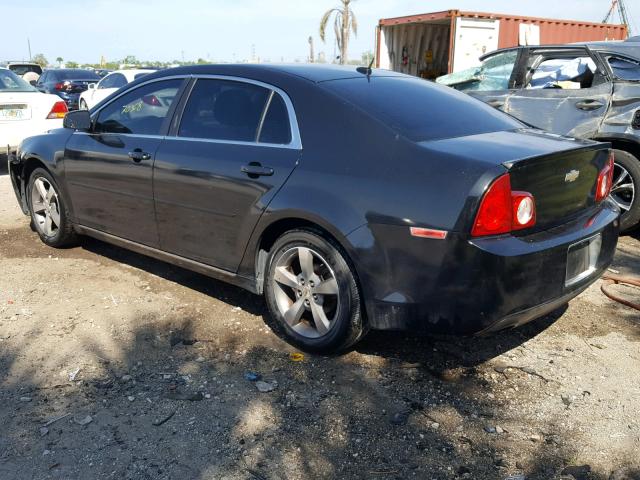 1G1ZC5EU8BF272554 - 2011 CHEVROLET MALIBU 1LT 黑色 照片 3