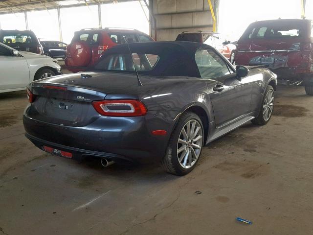 JC1NFAEK1J0138844 - 2018 FIAT 124 SPIDER GRAY photo 4