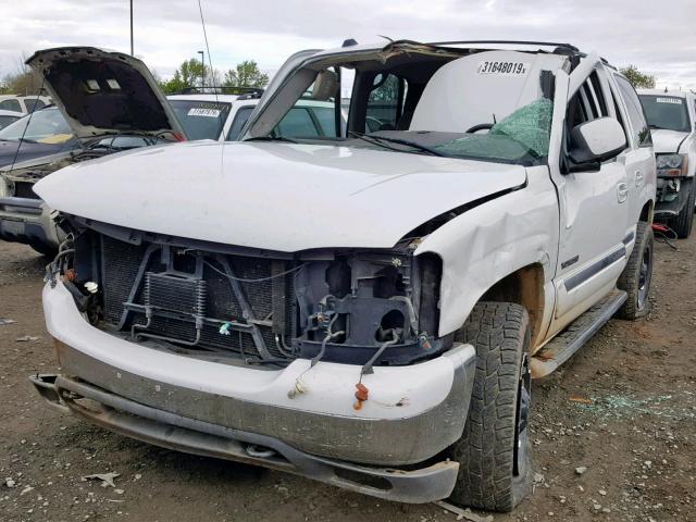 1GKEK13V55J172270 - 2005 GMC YUKON WHITE photo 2