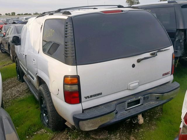 1GKEK13V55J172270 - 2005 GMC YUKON WHITE photo 3