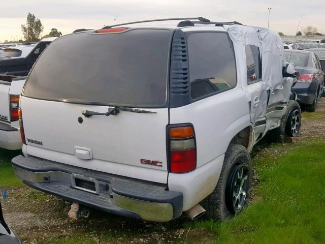 1GKEK13V55J172270 - 2005 GMC YUKON WHITE photo 4