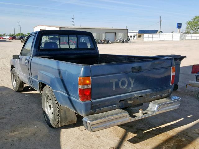 JT4RN50R5J5155751 - 1988 TOYOTA PICKUP 1/2 BLUE photo 3