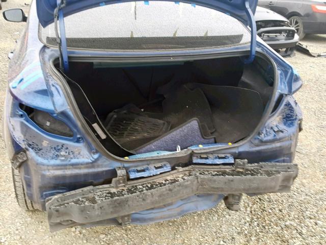 KMHCT4AE7GU999026 - 2016 HYUNDAI ACCENT SE BLUE photo 9