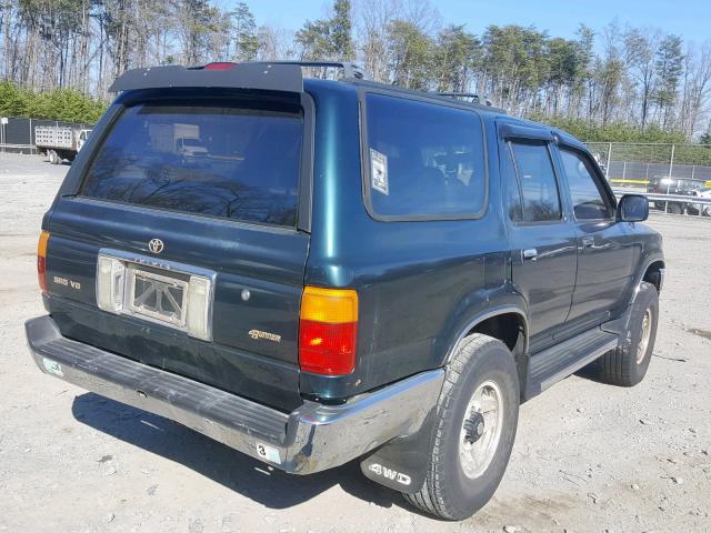 JT3VN39WXS8080514 - 1995 TOYOTA 4RUNNER VN GREEN photo 4