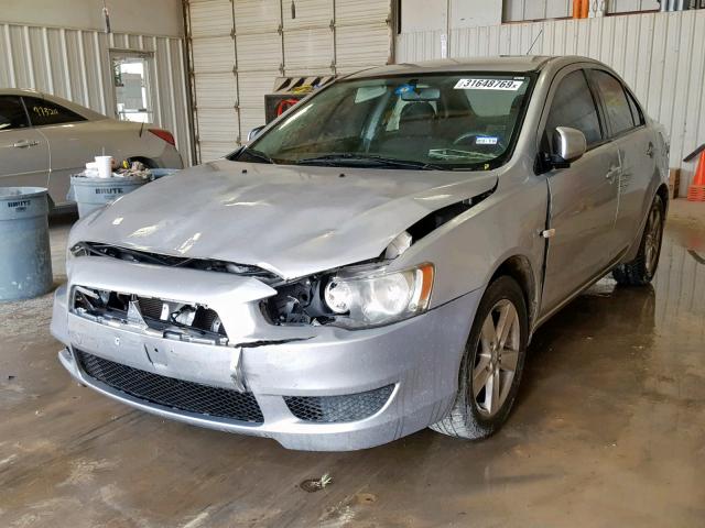 JA3AU26U08U035915 - 2008 MITSUBISHI LANCER ES SILVER photo 2