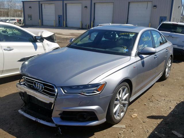 WAUH2AFC0HN130859 - 2017 AUDI A6 PRESTIG GRAY photo 2