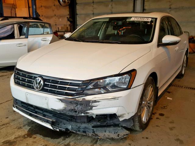 1VWBT7A36GC048951 - 2016 VOLKSWAGEN PASSAT SE WHITE photo 2