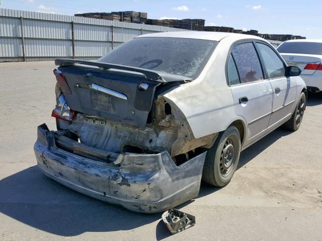 1HGES15142L026336 - 2002 HONDA CIVIC DX GRAY photo 4