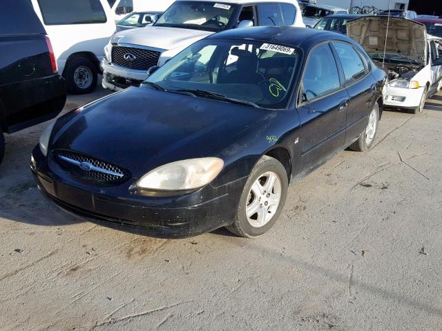 1FAFP56S1YG182232 - 2000 FORD TAURUS SEL GRAY photo 2