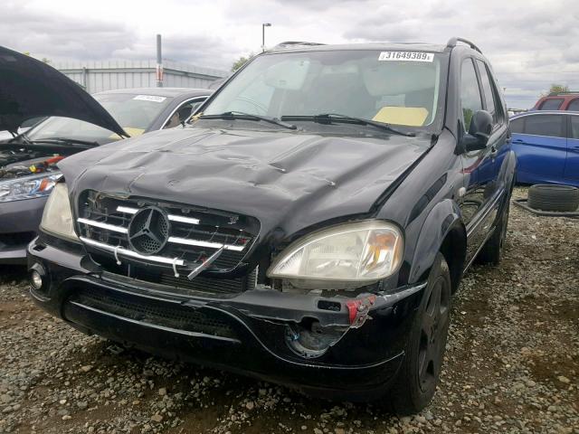 4JGAB74E1YA219290 - 2000 MERCEDES-BENZ ML 55 BLACK photo 2