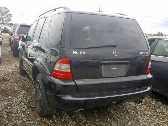 4JGAB74E1YA219290 - 2000 MERCEDES-BENZ ML 55 BLACK photo 3