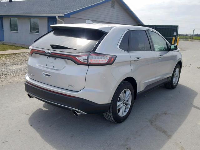 2FMPK3J99JBC44264 - 2018 FORD EDGE SEL SILVER photo 4