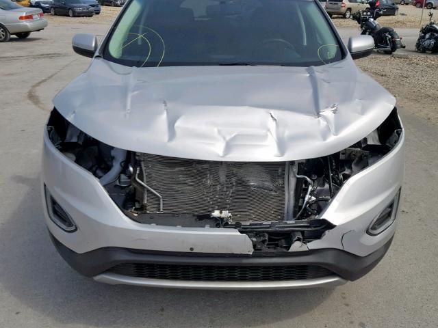 2FMPK3J99JBC44264 - 2018 FORD EDGE SEL SILVER photo 9