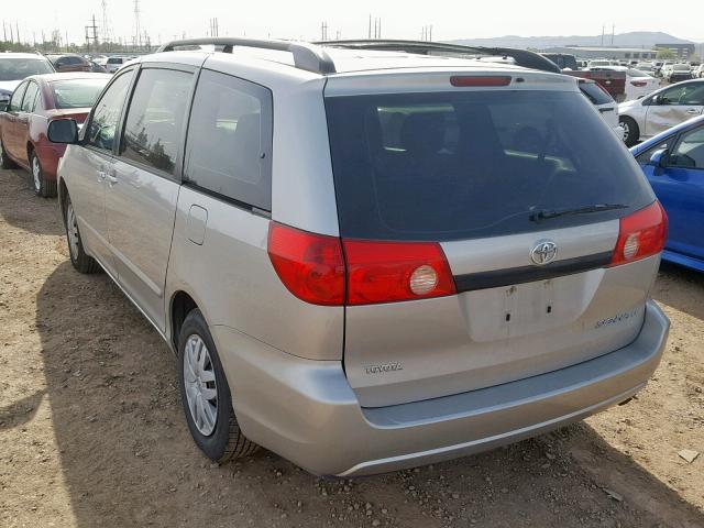 5TDZA23C66S523678 - 2006 TOYOTA SIENNA CE SILVER photo 3