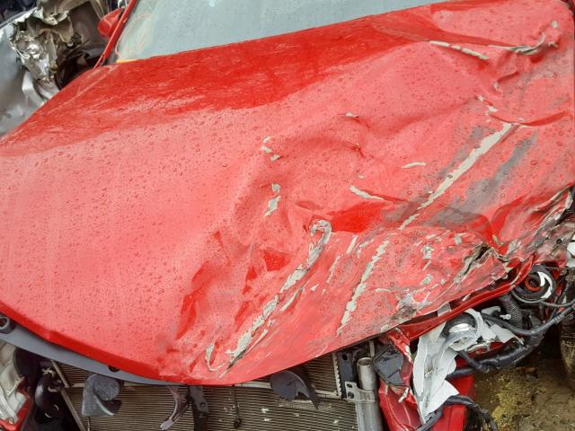 4T1BD1FK3DU075622 - 2013 TOYOTA CAMRY HYBR RED photo 7