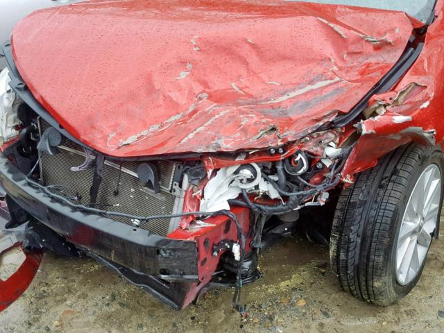 4T1BD1FK3DU075622 - 2013 TOYOTA CAMRY HYBR RED photo 9