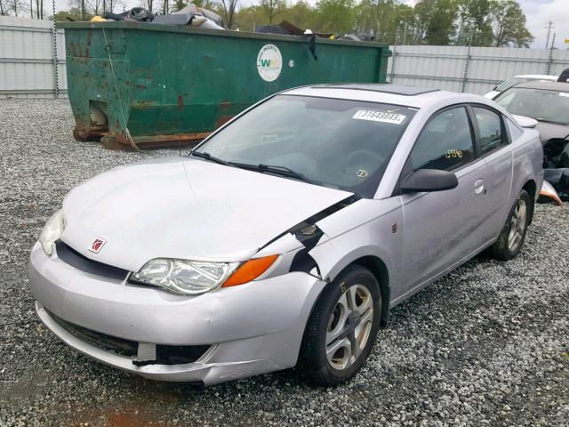 1G8AW14F44Z115526 - 2004 SATURN ION LEVEL SILVER photo 2