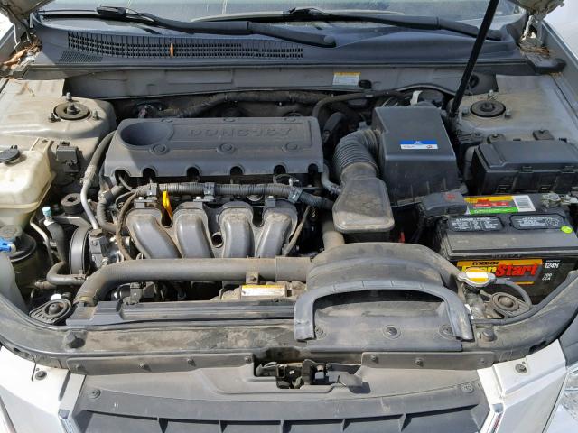 5NPET4ACXAH644929 - 2010 HYUNDAI SONATA GLS GRAY photo 7