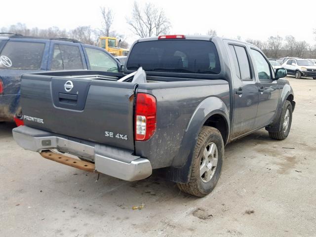 1N6AD07W08C406788 - 2008 NISSAN FRONTIER C GRAY photo 4