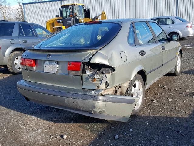 YS3DF58N5X2077600 - 1999 SAAB 9-3 SE GREEN photo 4