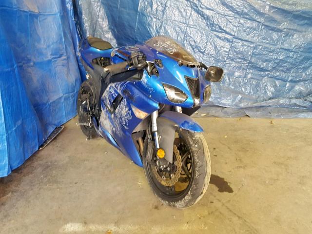 JKAZX4P118A041696 - 2008 KAWASAKI ZX600 P BLUE photo 1