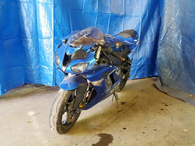 JKAZX4P118A041696 - 2008 KAWASAKI ZX600 P BLUE photo 2