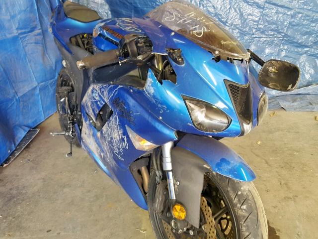 JKAZX4P118A041696 - 2008 KAWASAKI ZX600 P BLUE photo 9