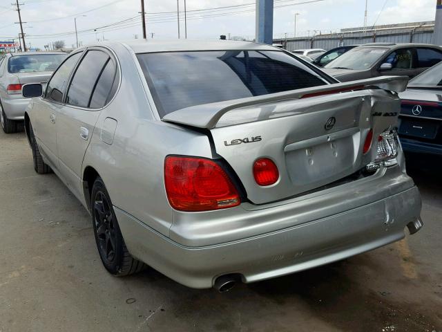 JT8BD69S020165990 - 2002 LEXUS GS 300 SILVER photo 3