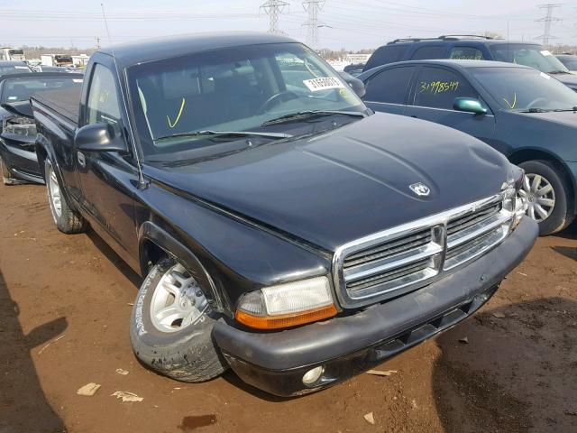 1D7FL36K04S661040 - 2004 DODGE DAKOTA SPO BLACK photo 1