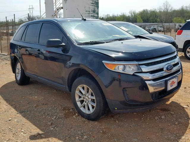 2FMDK3GC5EBB37420 - 2014 FORD EDGE SE BLACK photo 1